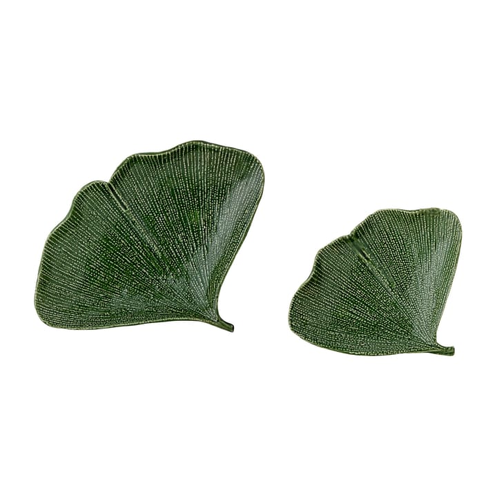 2 Platos Mimosa - verde - Bloomingville
