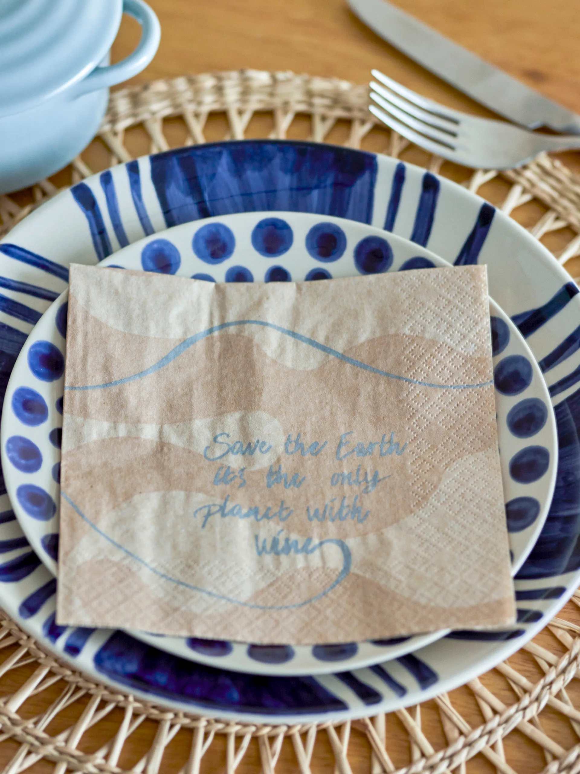 20 Servilletas Earth 33x33 cm, Nature Bloomingville