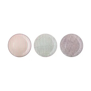 3 piezas platos Maya 28 cm Multi - Bloomingville
