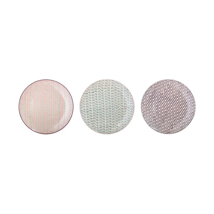 3 piezas platos Maya 28 cm Multi - Bloomingville
