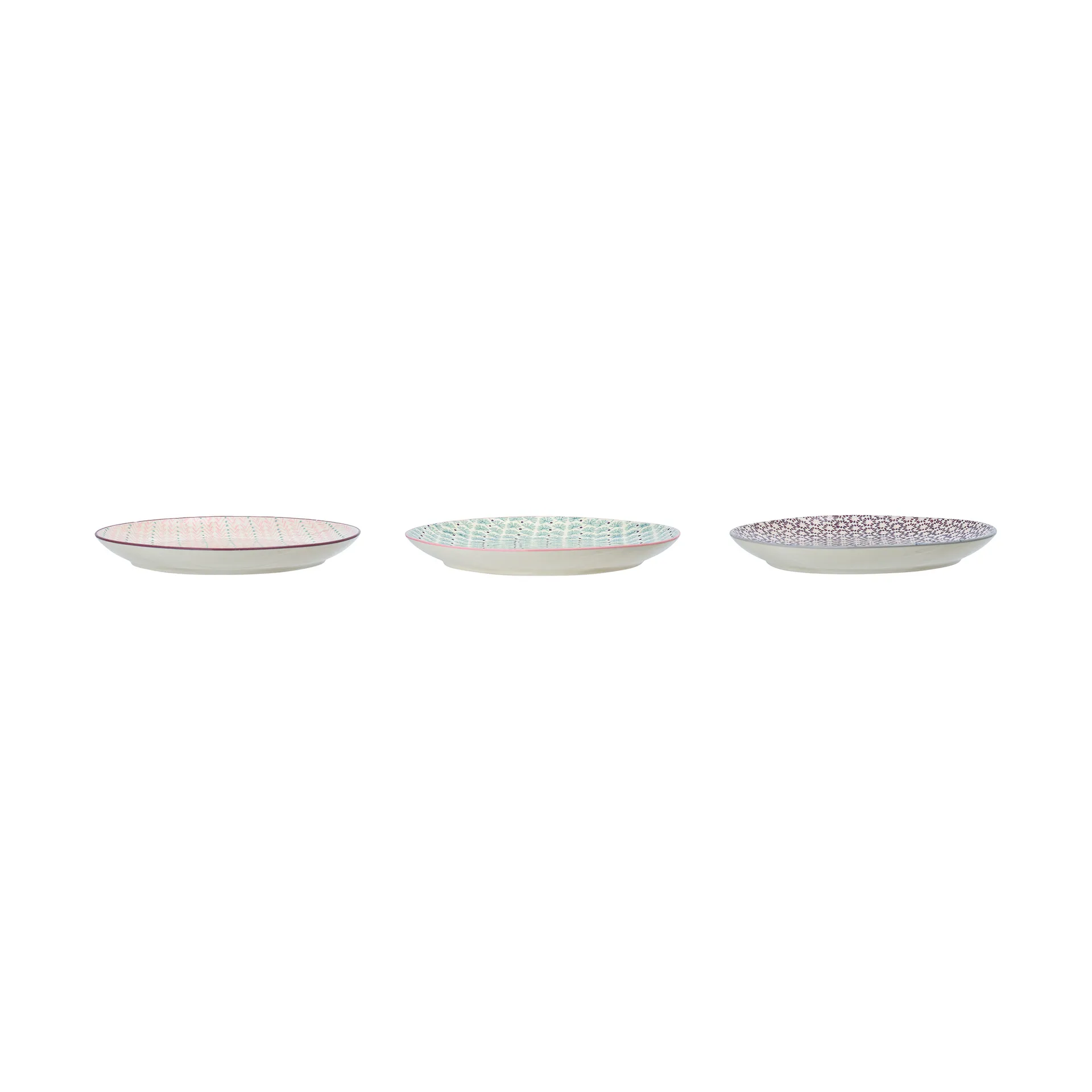 3 piezas platos Maya 28 cm Multi,  Bloomingville