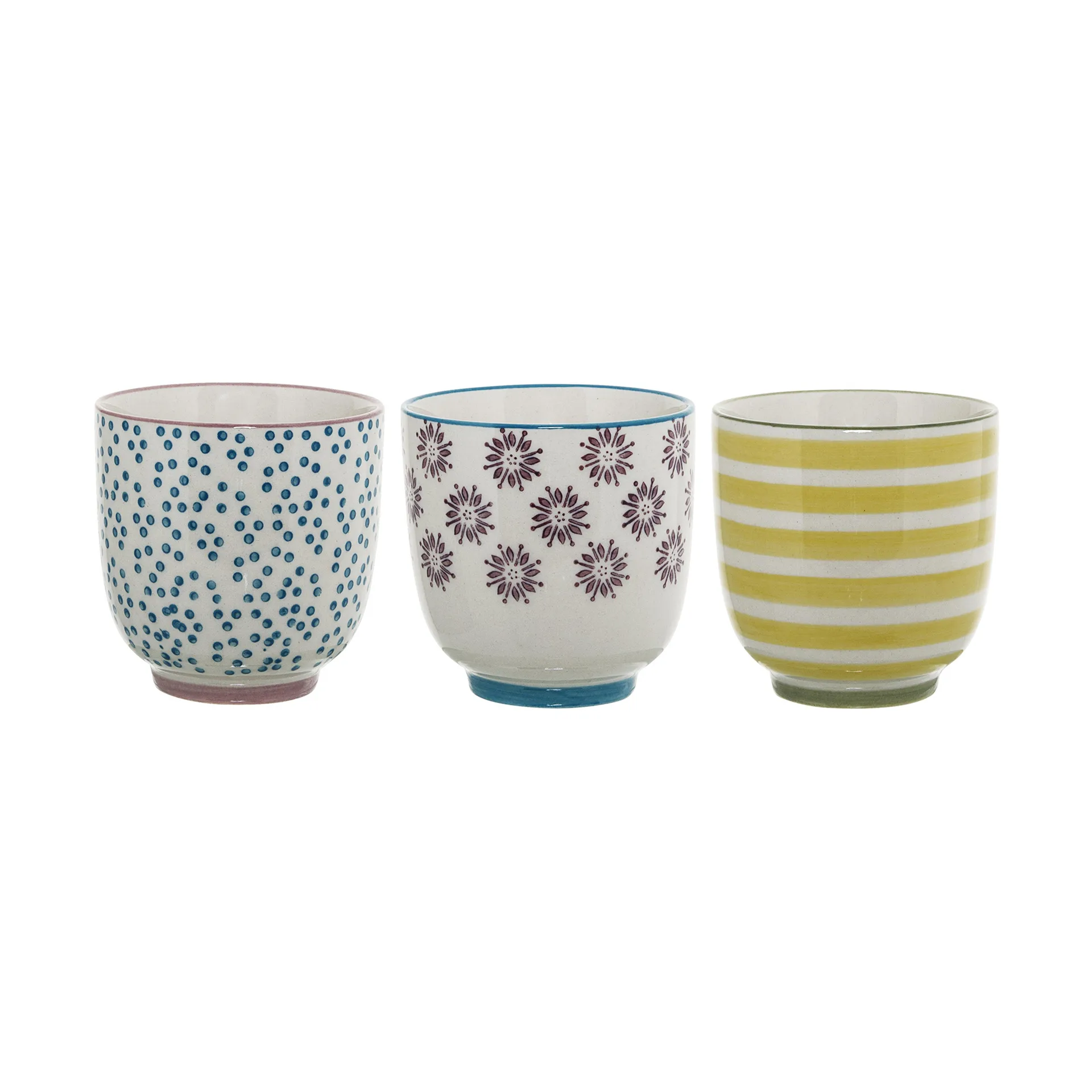 3 Tazas Patrizia Ø 7 cm,  Bloomingville