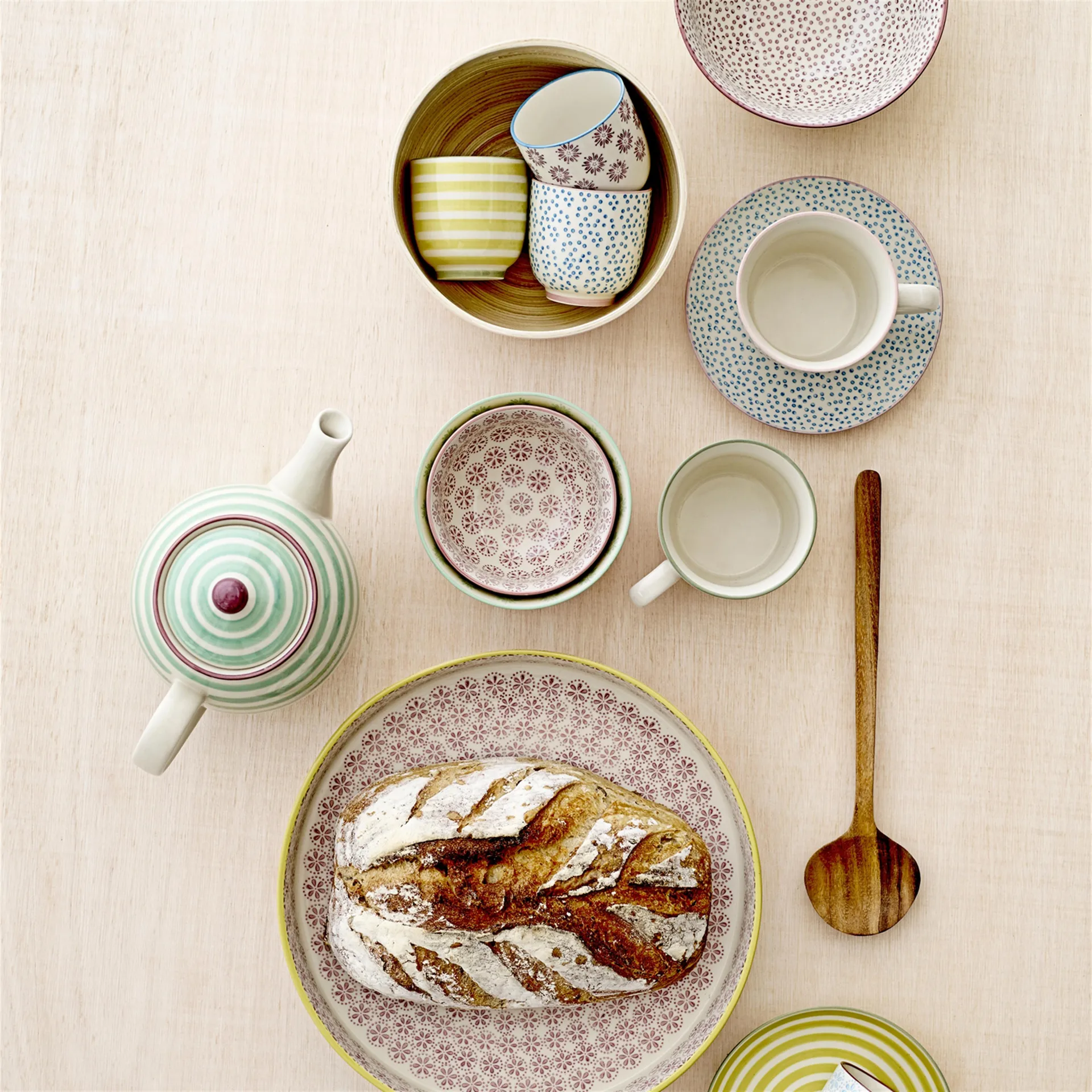 3 Tazas Patrizia Ø 7 cm Bloomingville