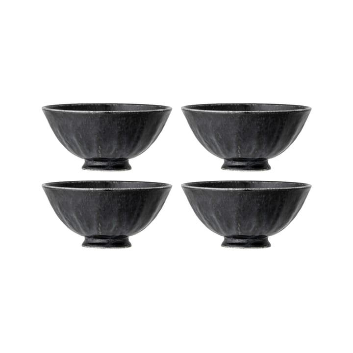 4 Boles Yoko 13,5 cm - negro - Bloomingville