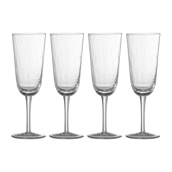 4 Copas de champagne Asali 27,5 cl, transparente Bloomingville