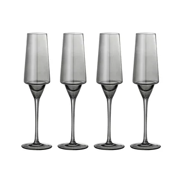 4 Copas de champagne Yvette 25 cl - gris - Bloomingville