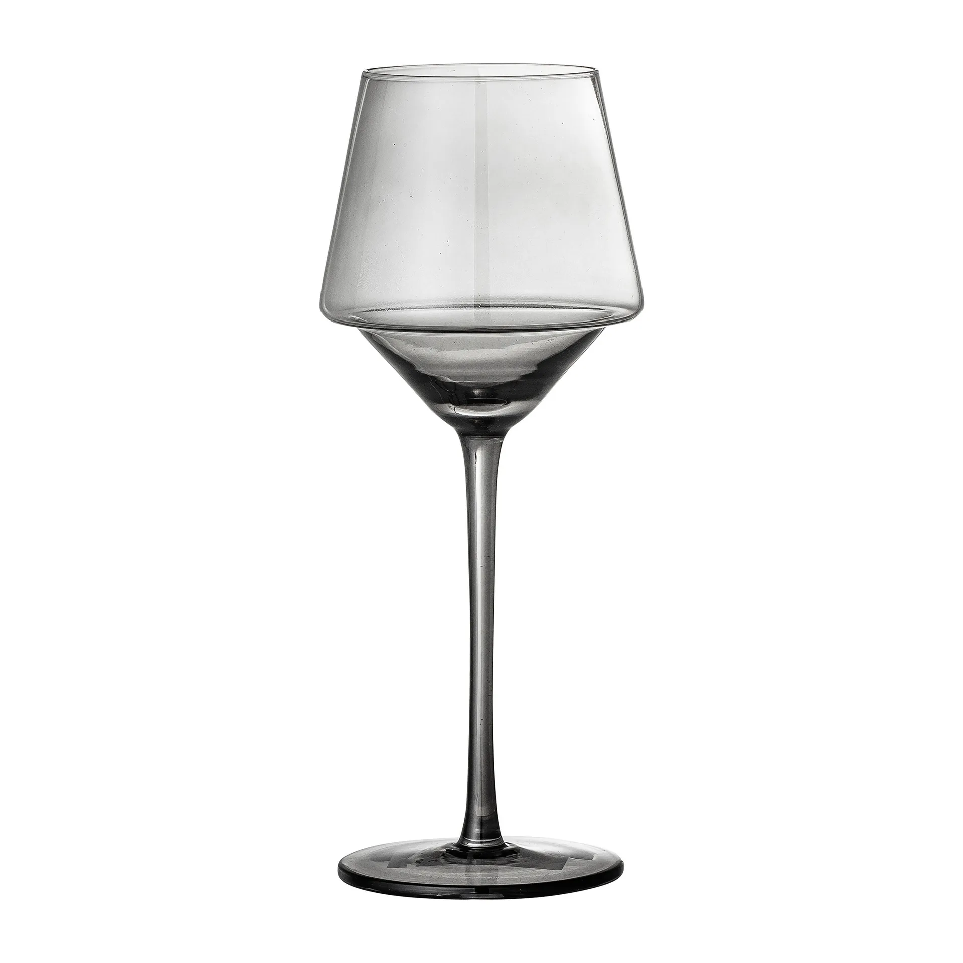 4 Copas de vino Yvette 33 cl, gris Bloomingville