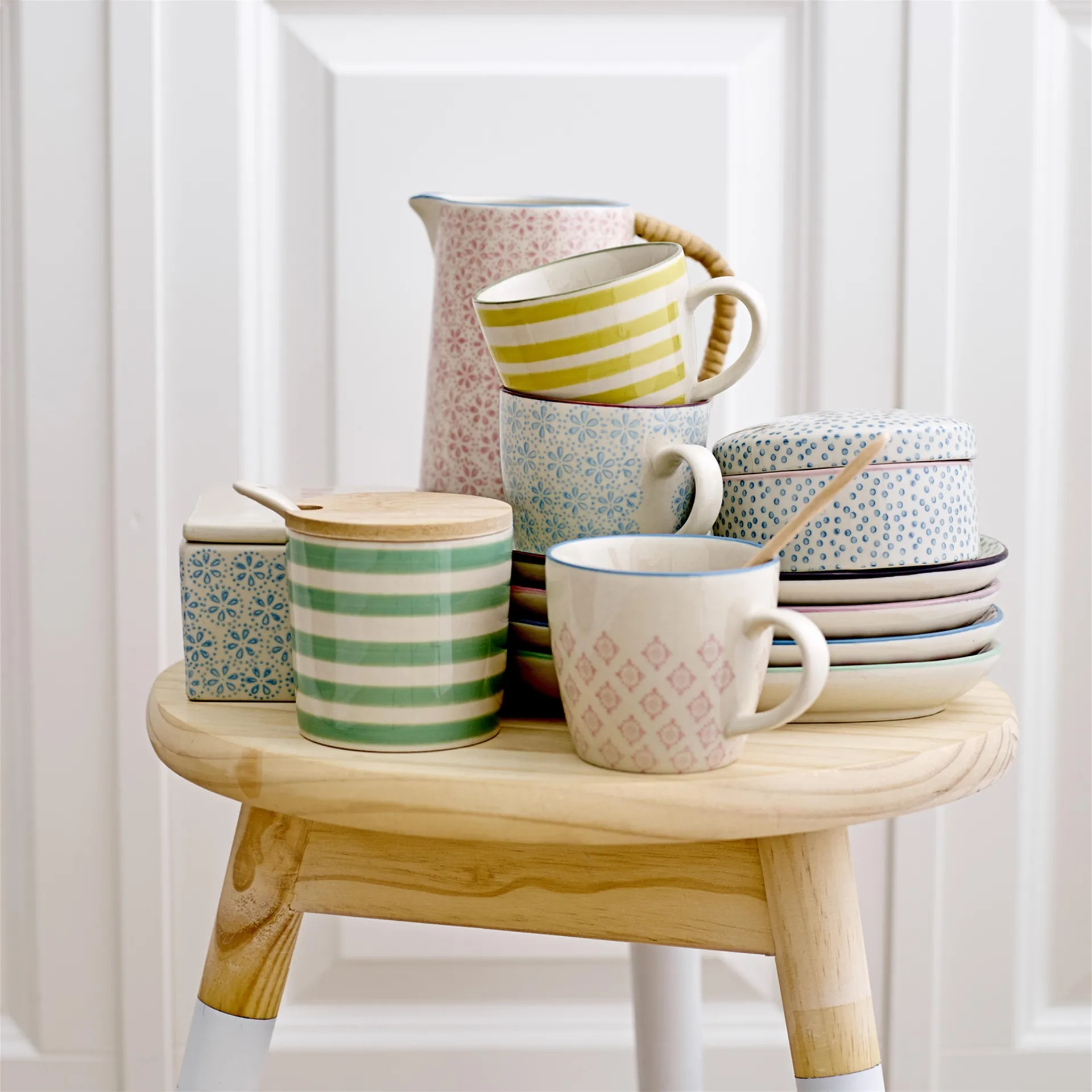 4 Mugs Patrizia Ø 7,5 cm,  Bloomingville