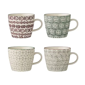 4 piezas mugs Karine Ø 9,5 cm - Bloomingville