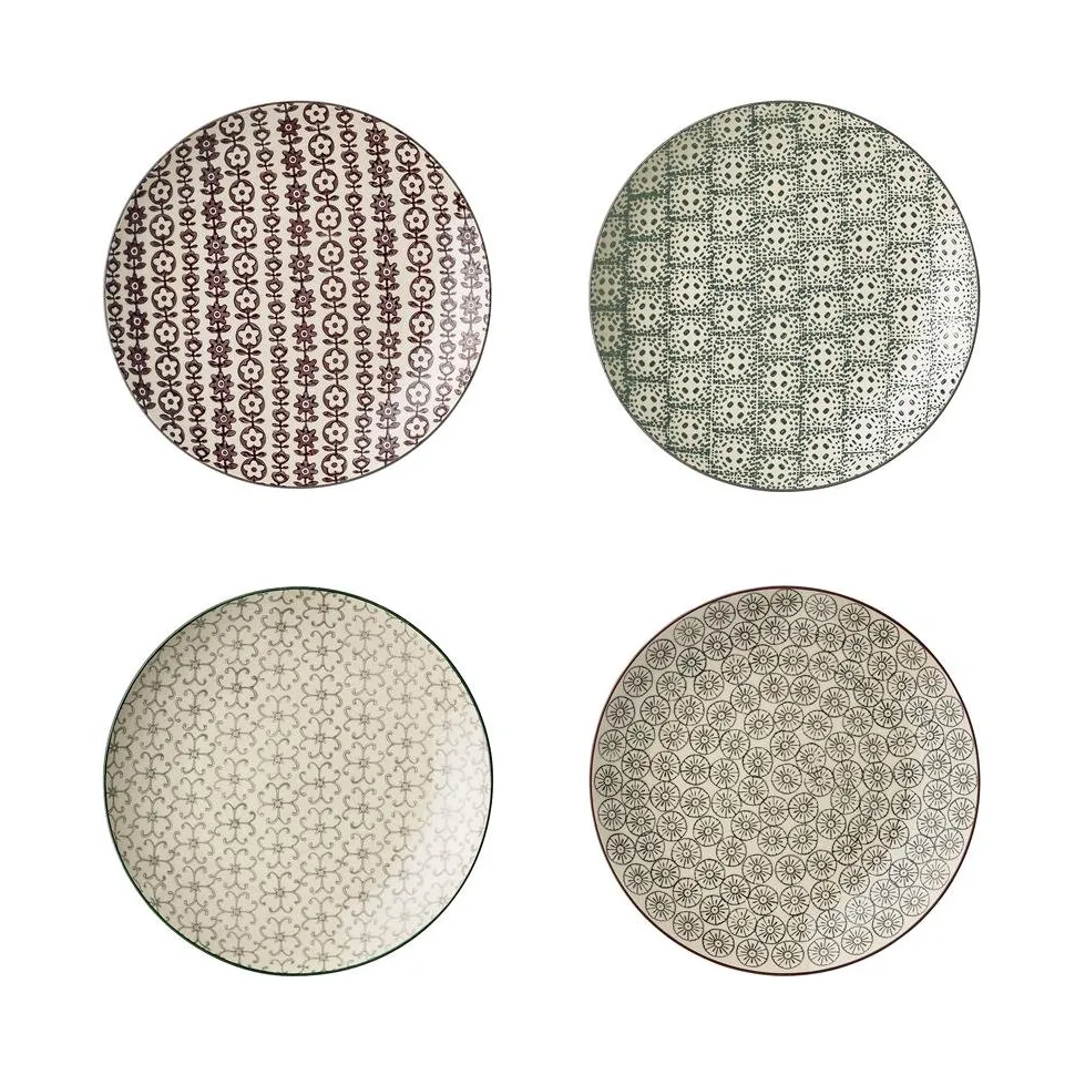 4 Platos Karine Ø 20 cm,  Bloomingville