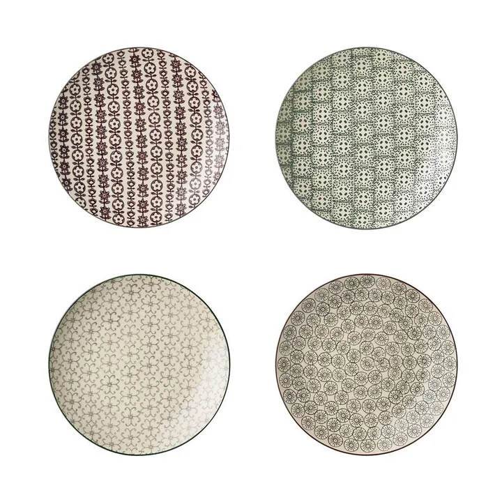 4 Platos Karine Ø 20 cm - Bloomingville