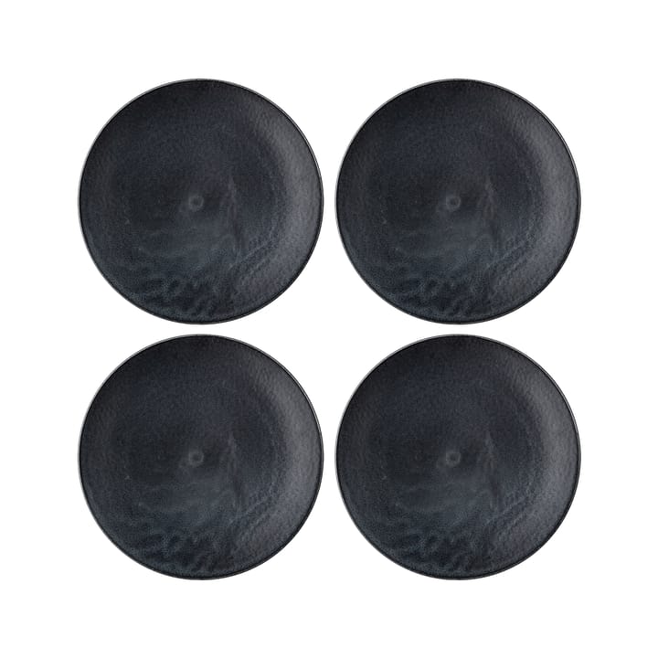 4 Platos Yoko 27,5 cm - negro - Bloomingville