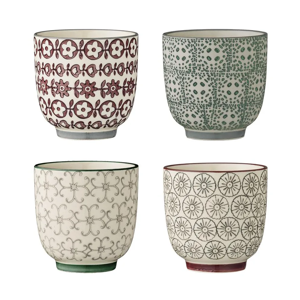 4 Tazas pequeñas Karine 7 cm,  Bloomingville