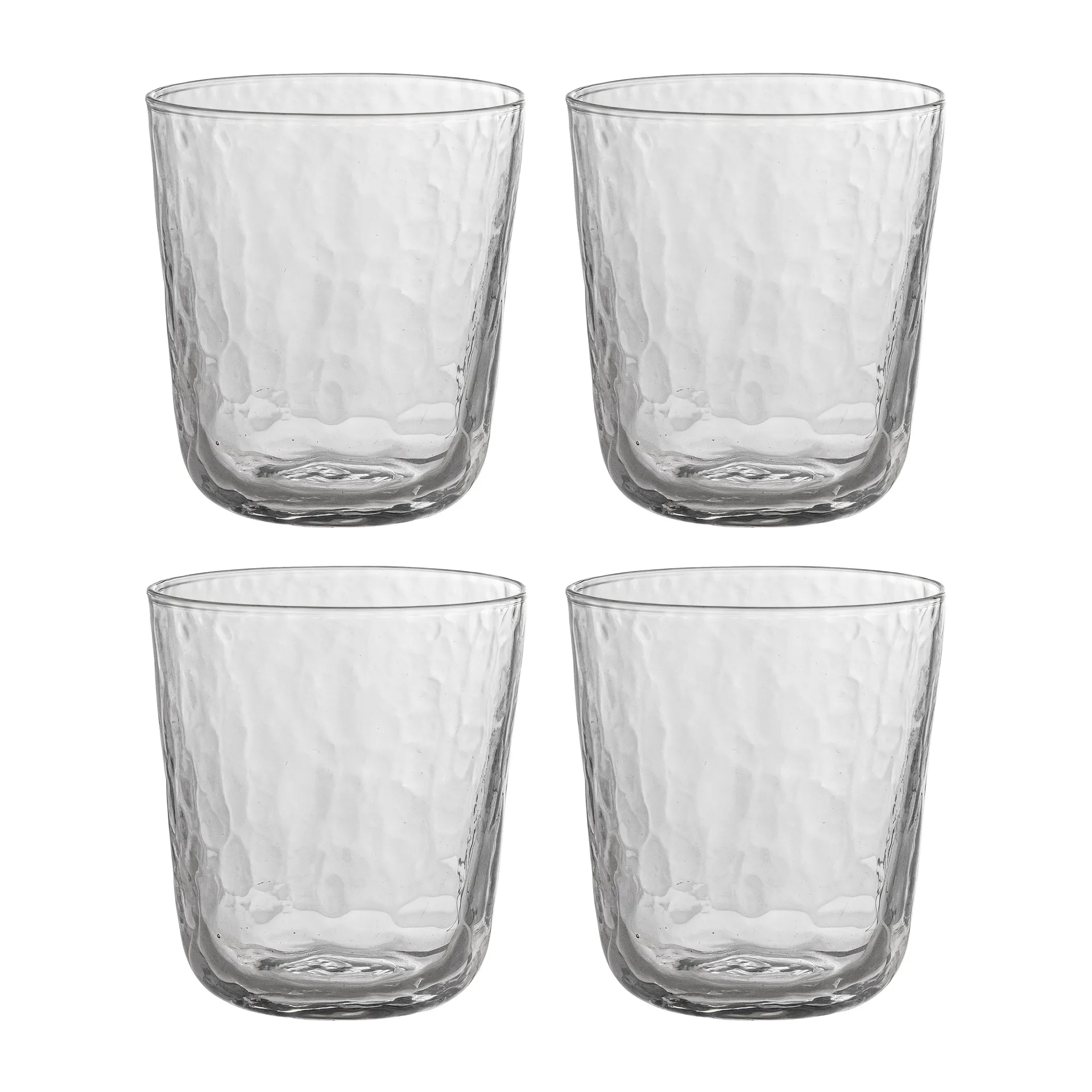 4 Vasos Asali 21 cl, transparente Bloomingville