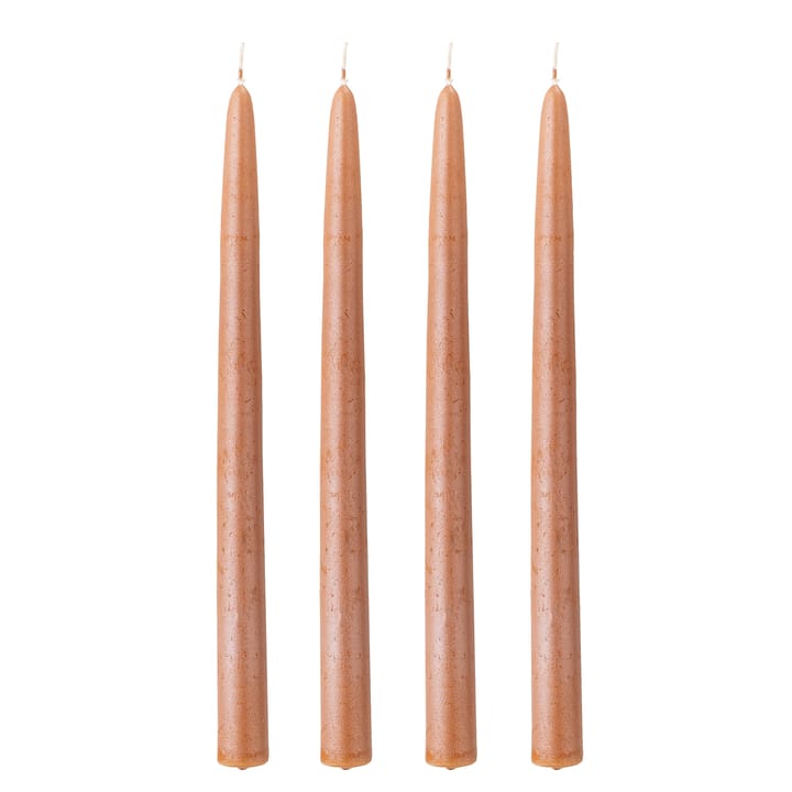 4 Velas Shimmer - marrón - Bloomingville
