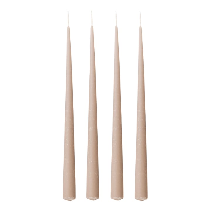 4 Velas Velvet - gris - Bloomingville