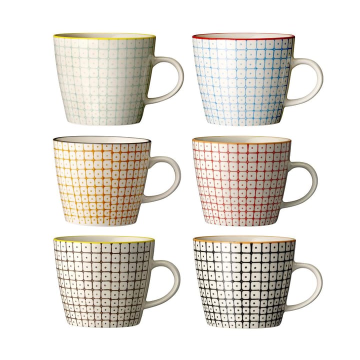 6 Tazas Carla 8,3 cm set de 6 - undefined - Bloomingville