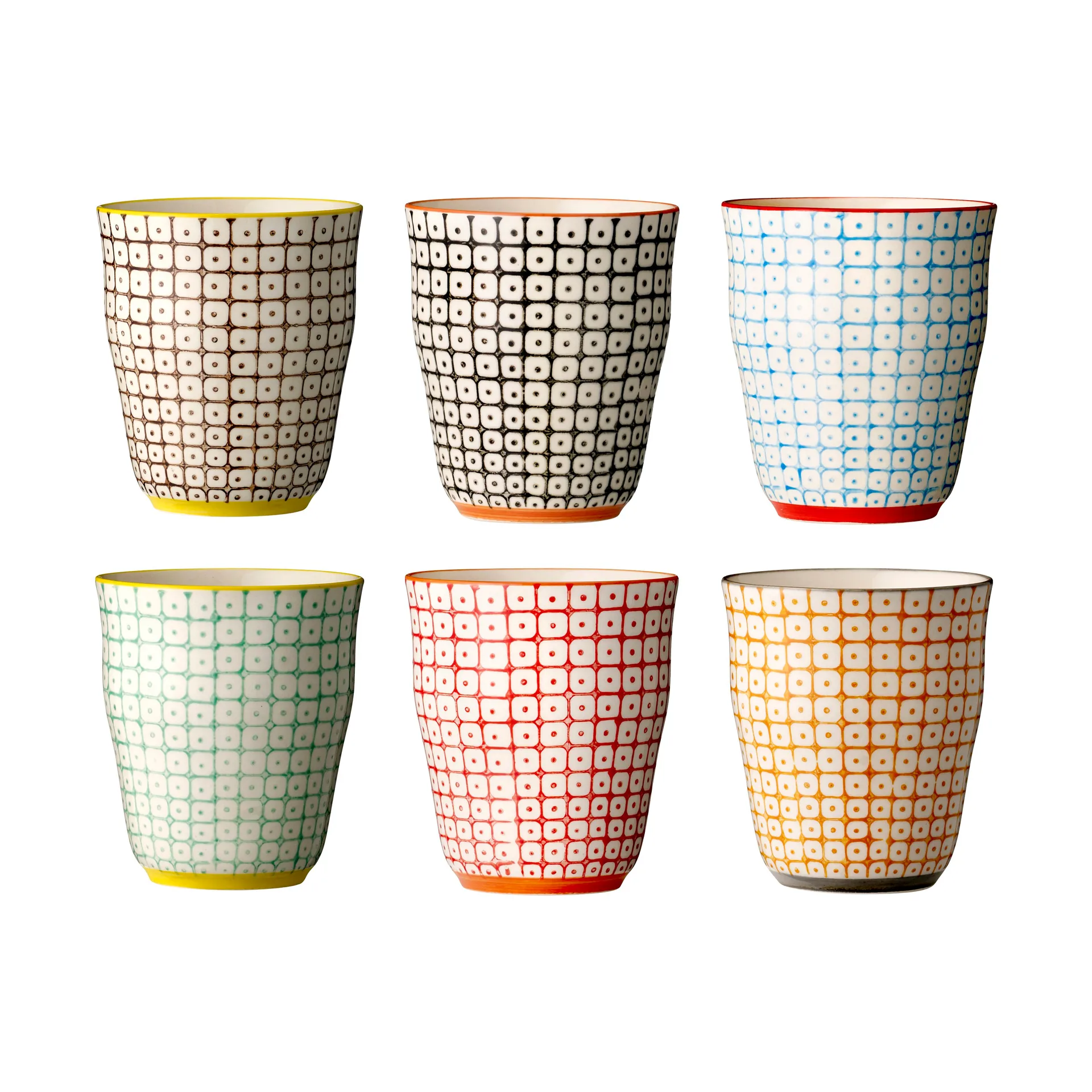 6 Tazas Carla 9,5 cm set de 6,  Bloomingville