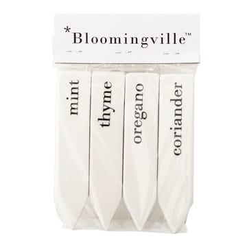 8 Etiquetas para especias Bloomingville - blanco - Bloomingville