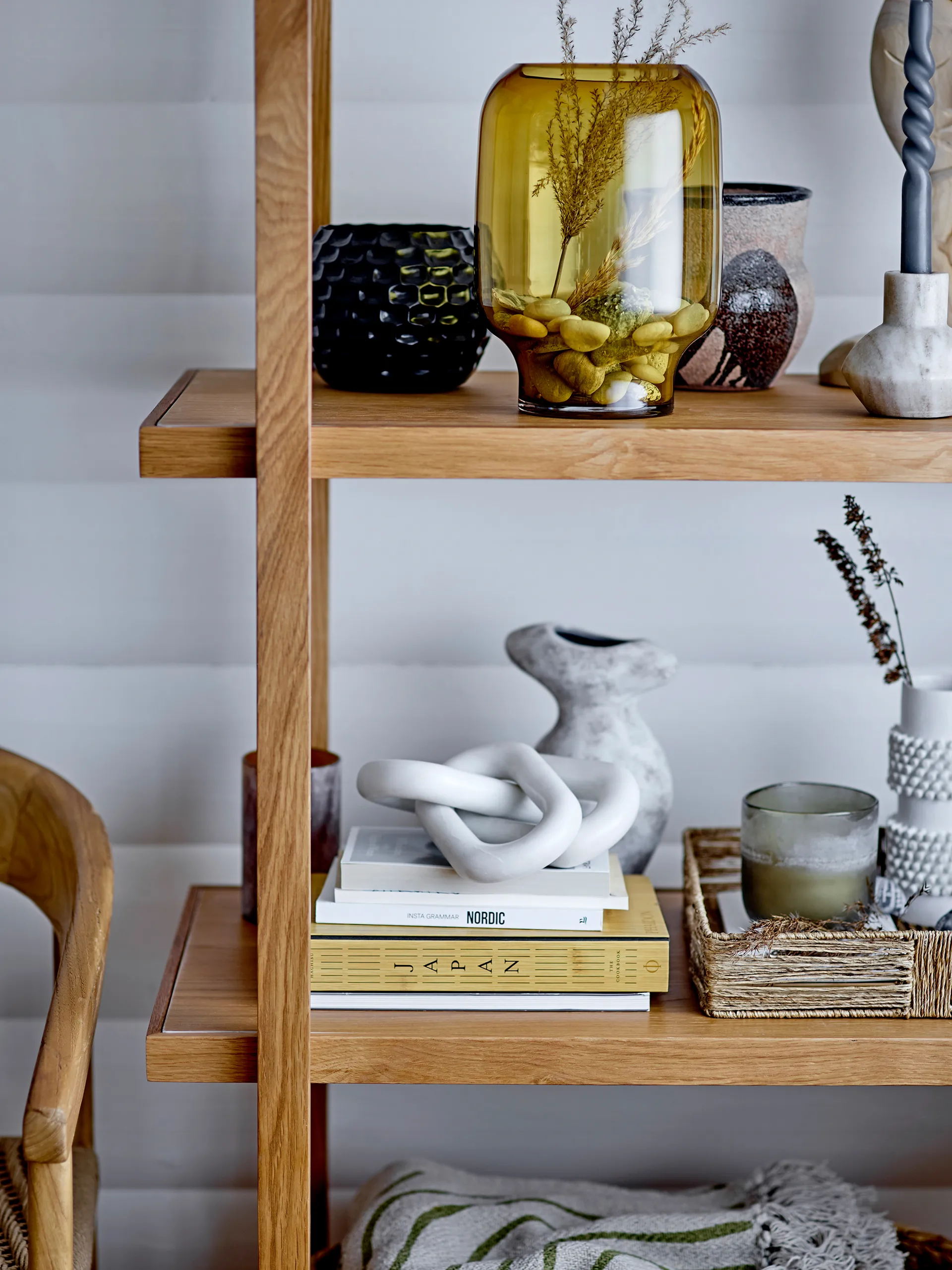 Adorno Adee 13 cm, blanco Bloomingville