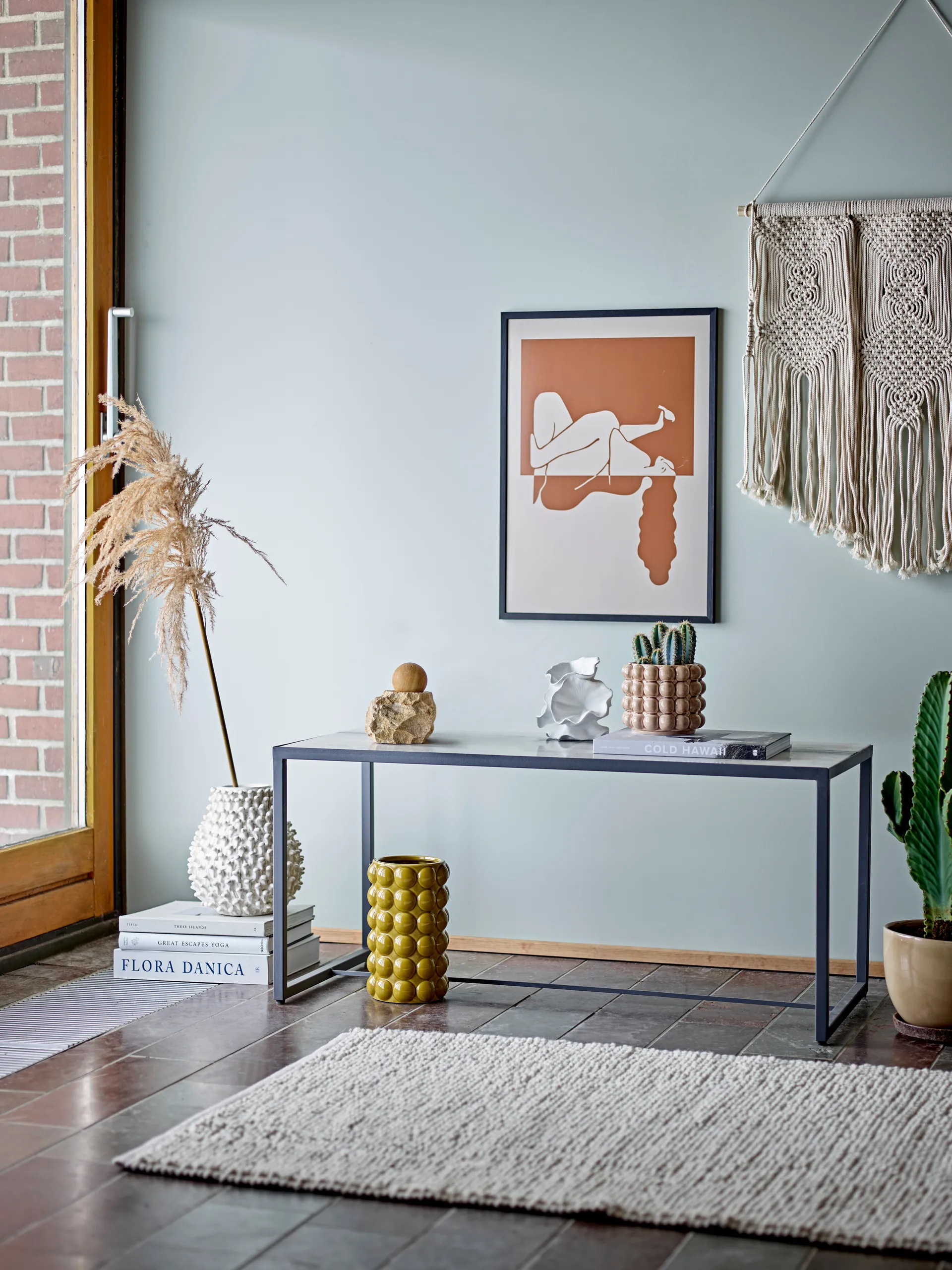 Adorno Claudette coral, Blanco Bloomingville