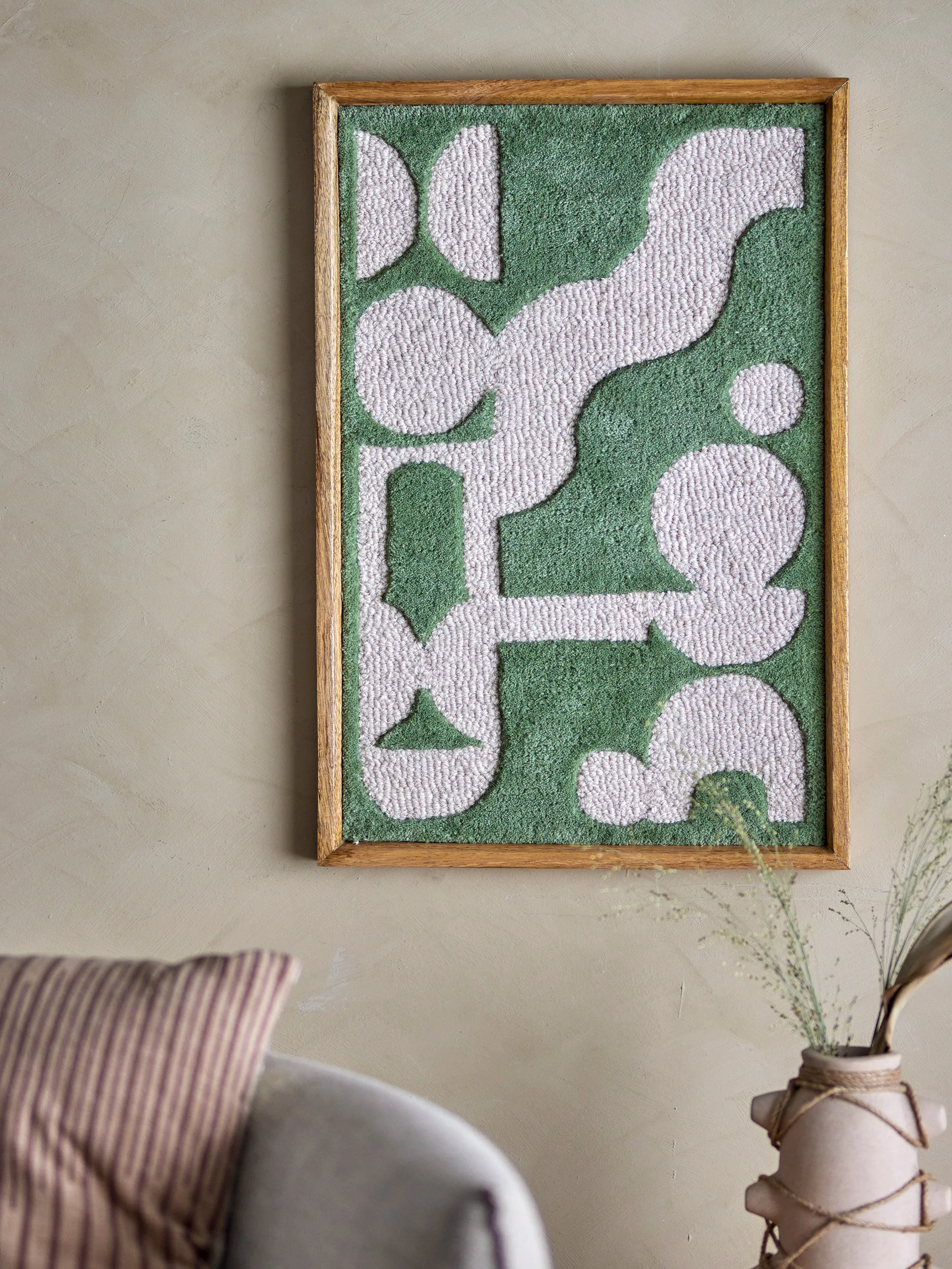Adorno de pared Longton 45x65 cm, Green Bloomingville