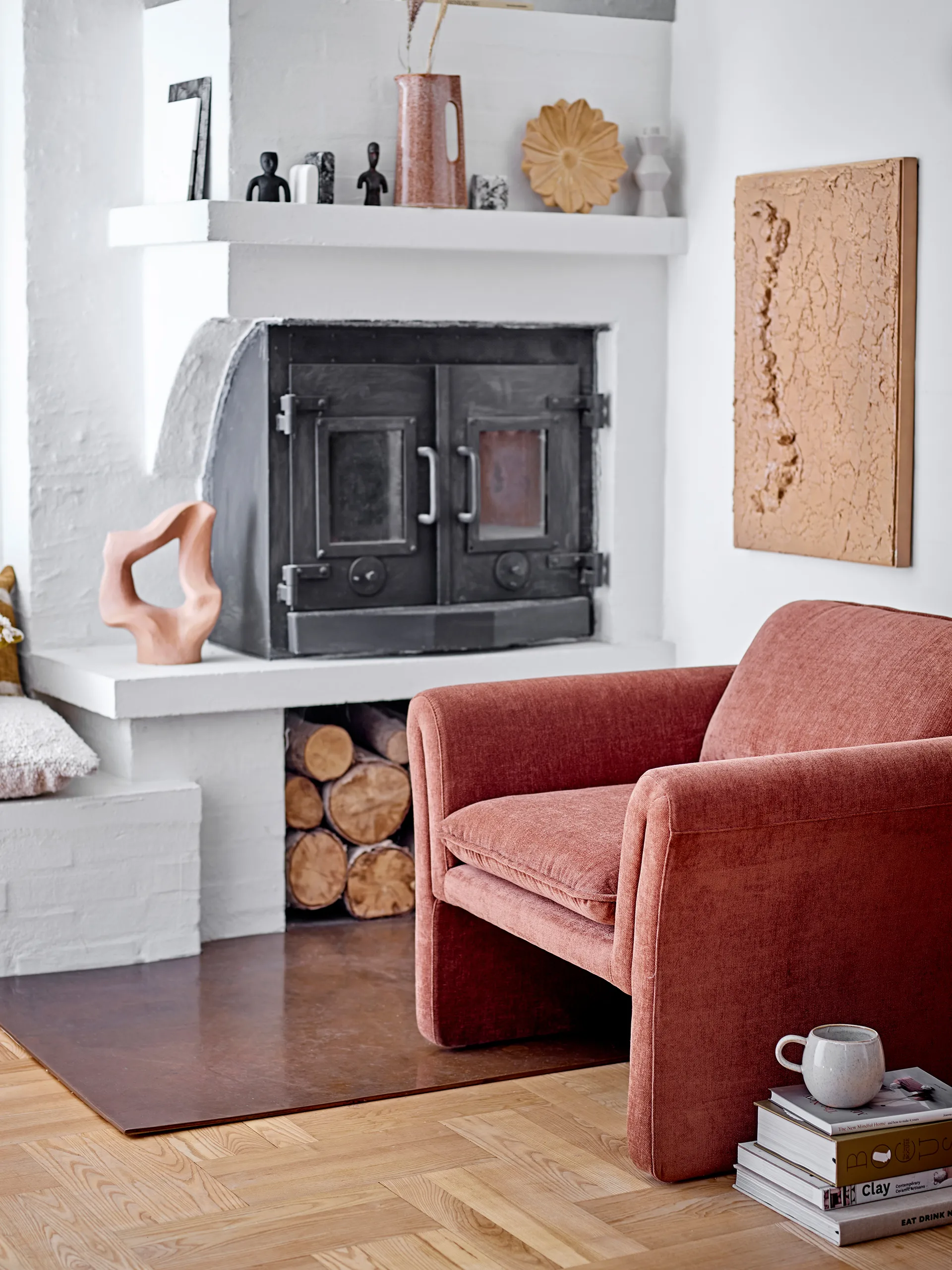 Adorno Lolla 30 cm, naranja Bloomingville