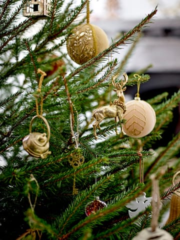 Adorno navideño Gracia latón 2 piezas - Vajilla - Bloomingville