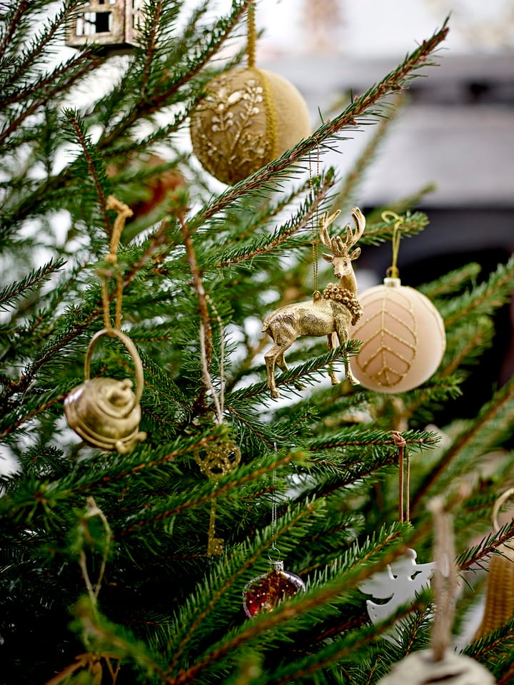 Adorno navideño Gracia latón 2 piezas, Vajilla Bloomingville