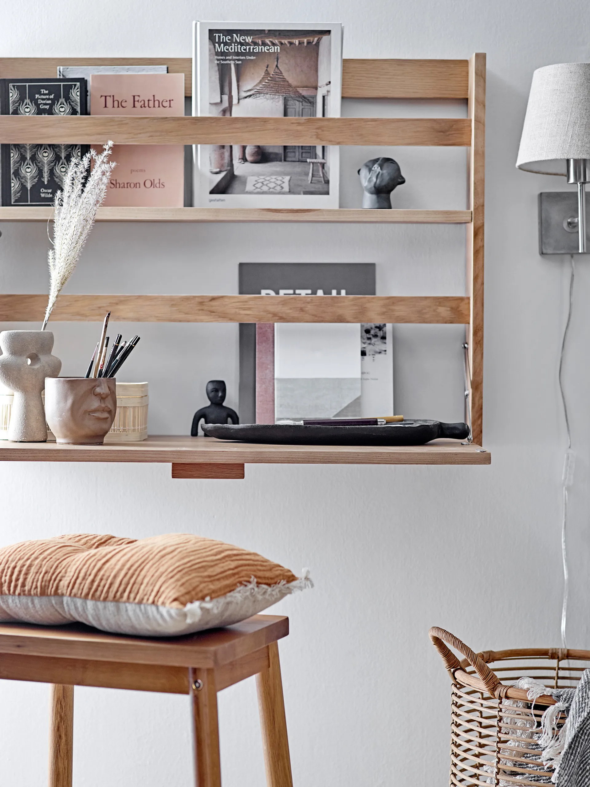 Adorno Vesla 8,5 cm, negro Bloomingville