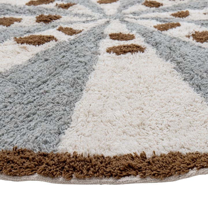 Alfombra Anker Ø110 cm, Blue Bloomingville