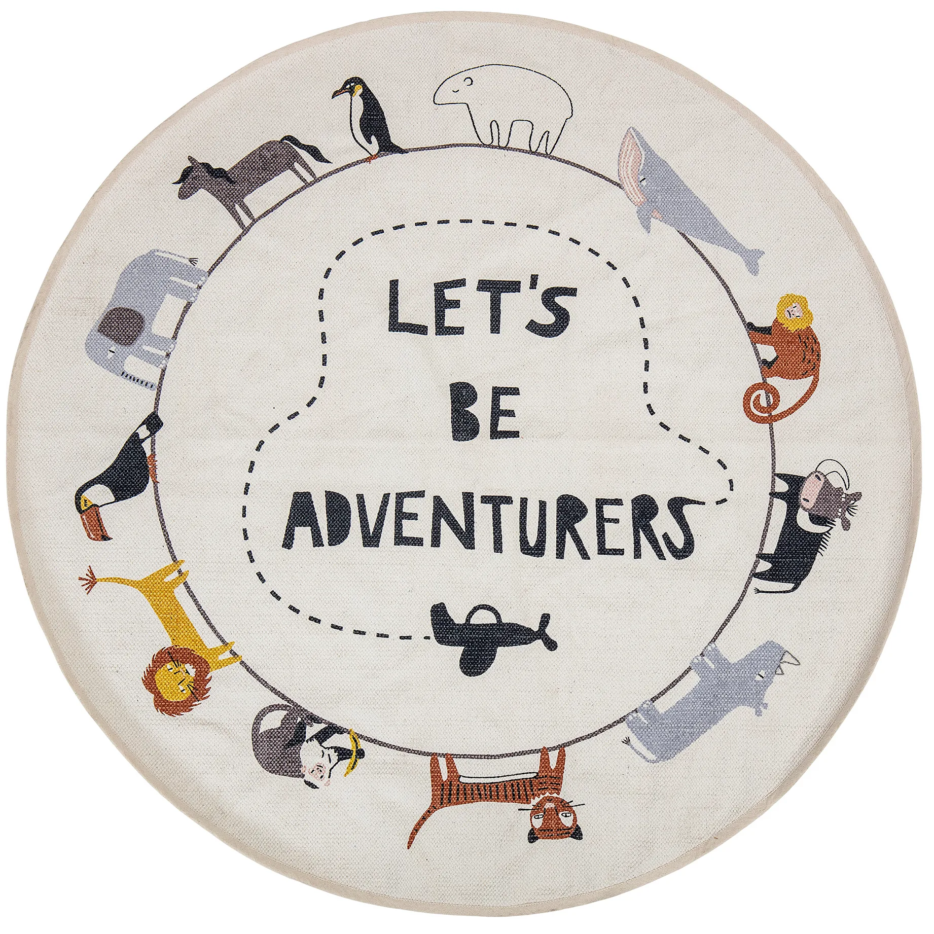 Alfombra Bloomingville Ø130 cm, Multi Bloomingville