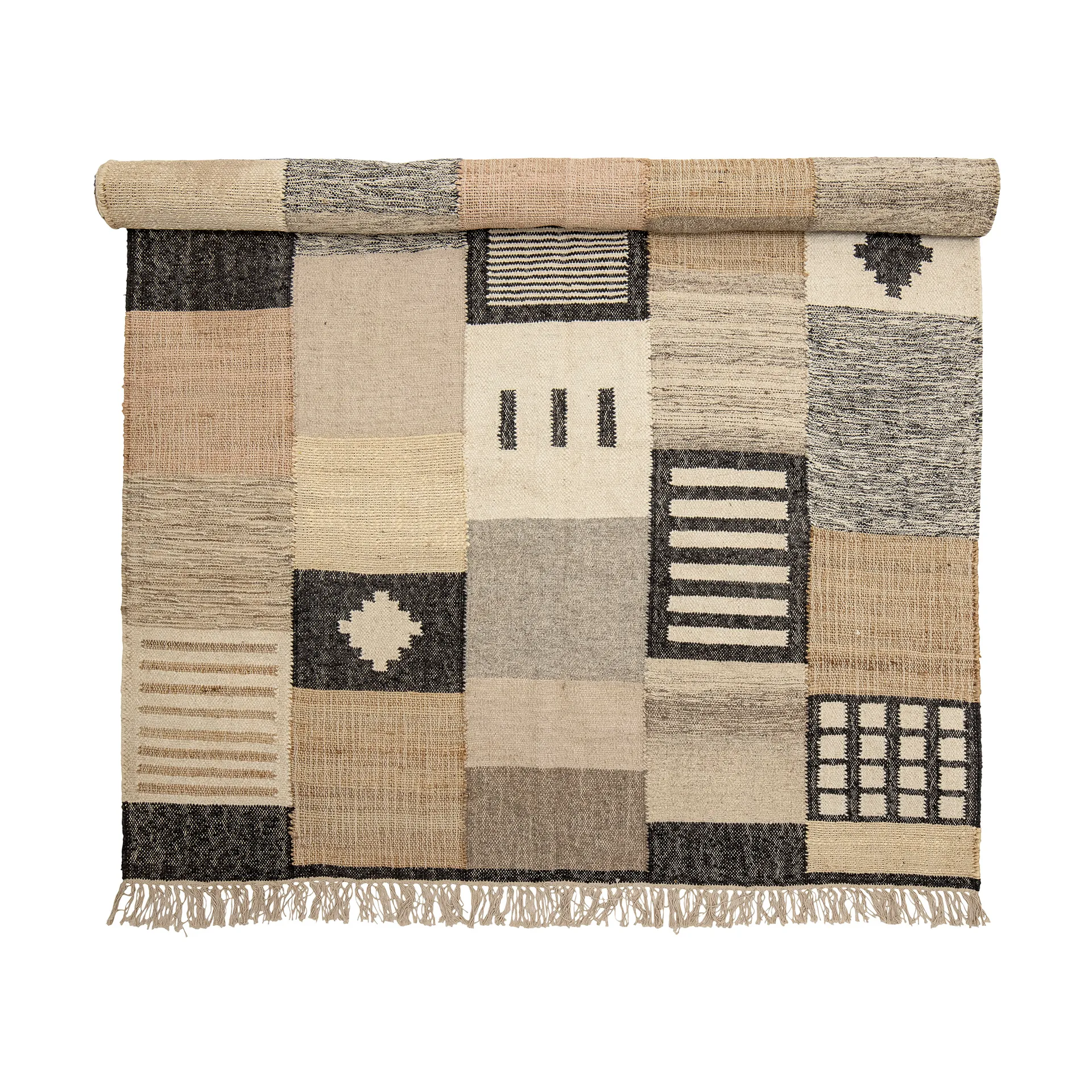 Alfombra Cansel 150x245 cm, Lana-yute Bloomingville