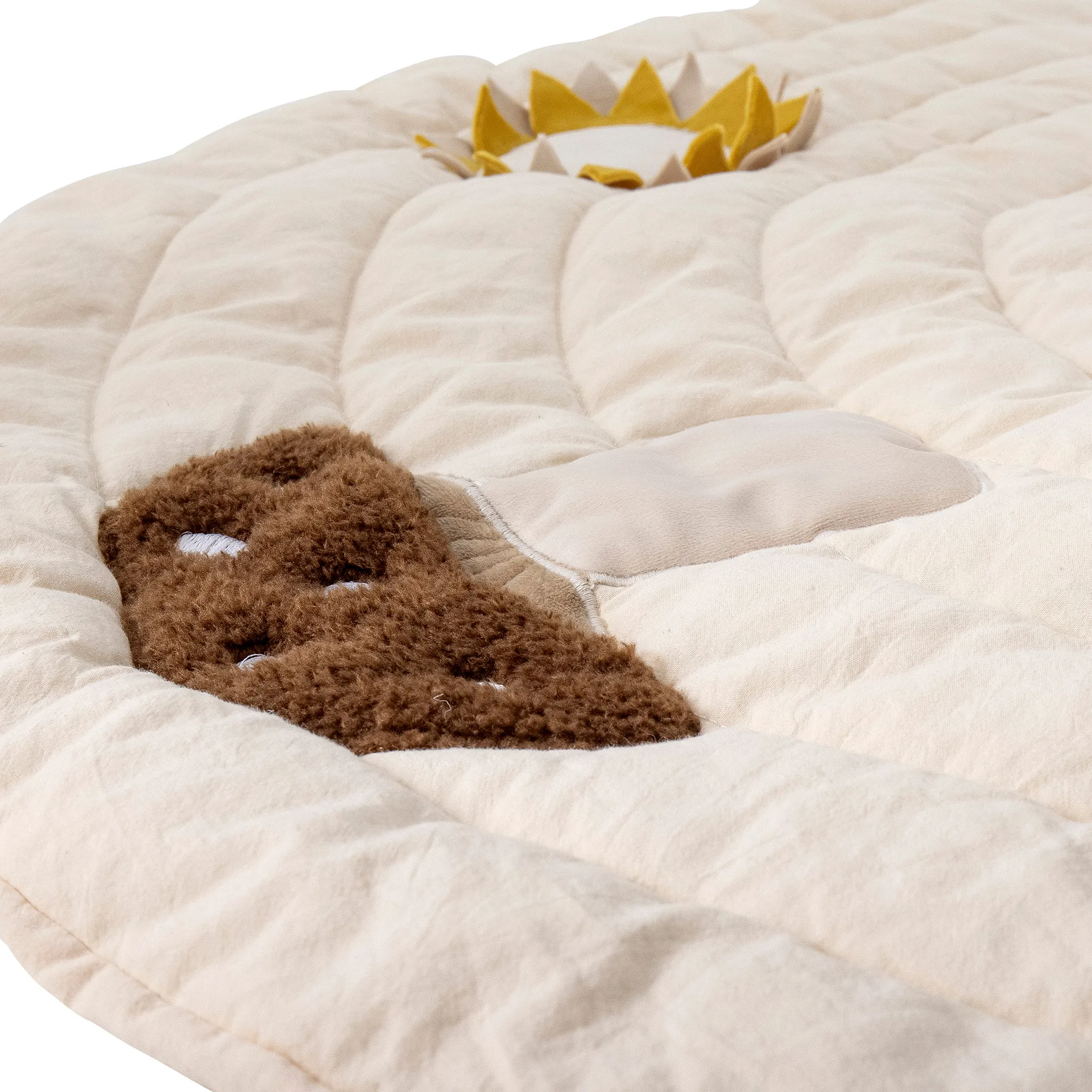 Alfombra de activdades Agnes Ø100 cm, Blanco Bloomingville