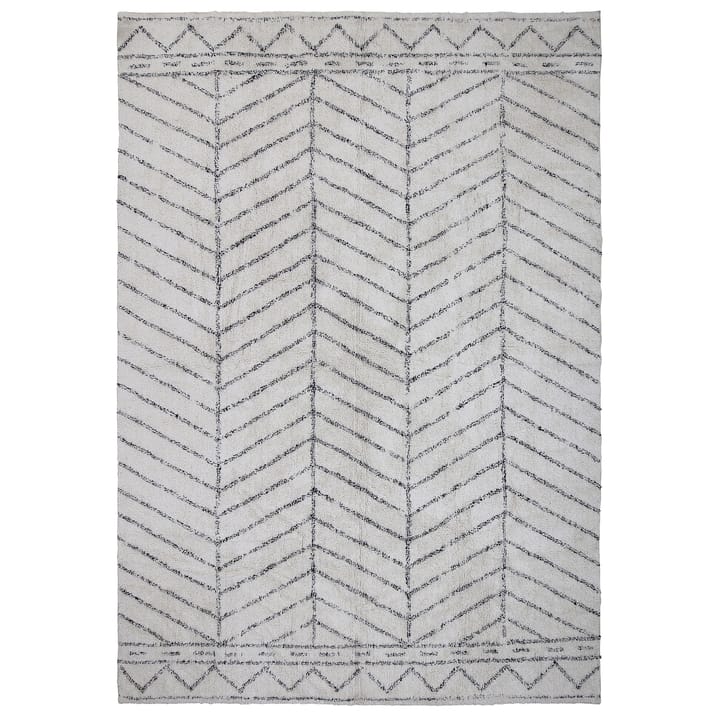 Alfombra de algodón Bloomingville con estampado, negro-blanco Bloomingville