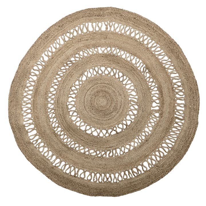 Alfombra de yute redonda Bloomingville Ø182 cm - natural - Bloomingville