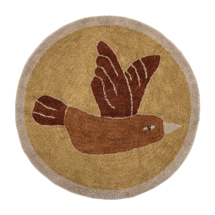 Alfombra Milou Ø90 cm - Pájaro - Bloomingville