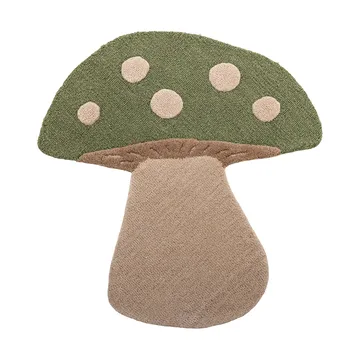 Alfombra Mushroom - Verde, lana - Bloomingville