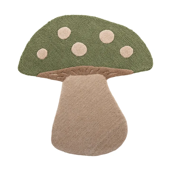 Alfombra Mushroom - Verde, lana - Bloomingville