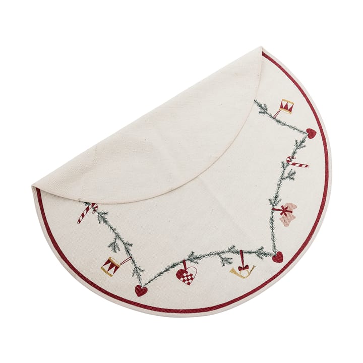 Alfombra para árbol de Navidad Ø110 cm, Rojo Bloomingville