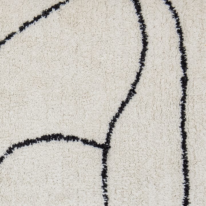 Alfombra Viga 120x180 cm, blanco Bloomingville
