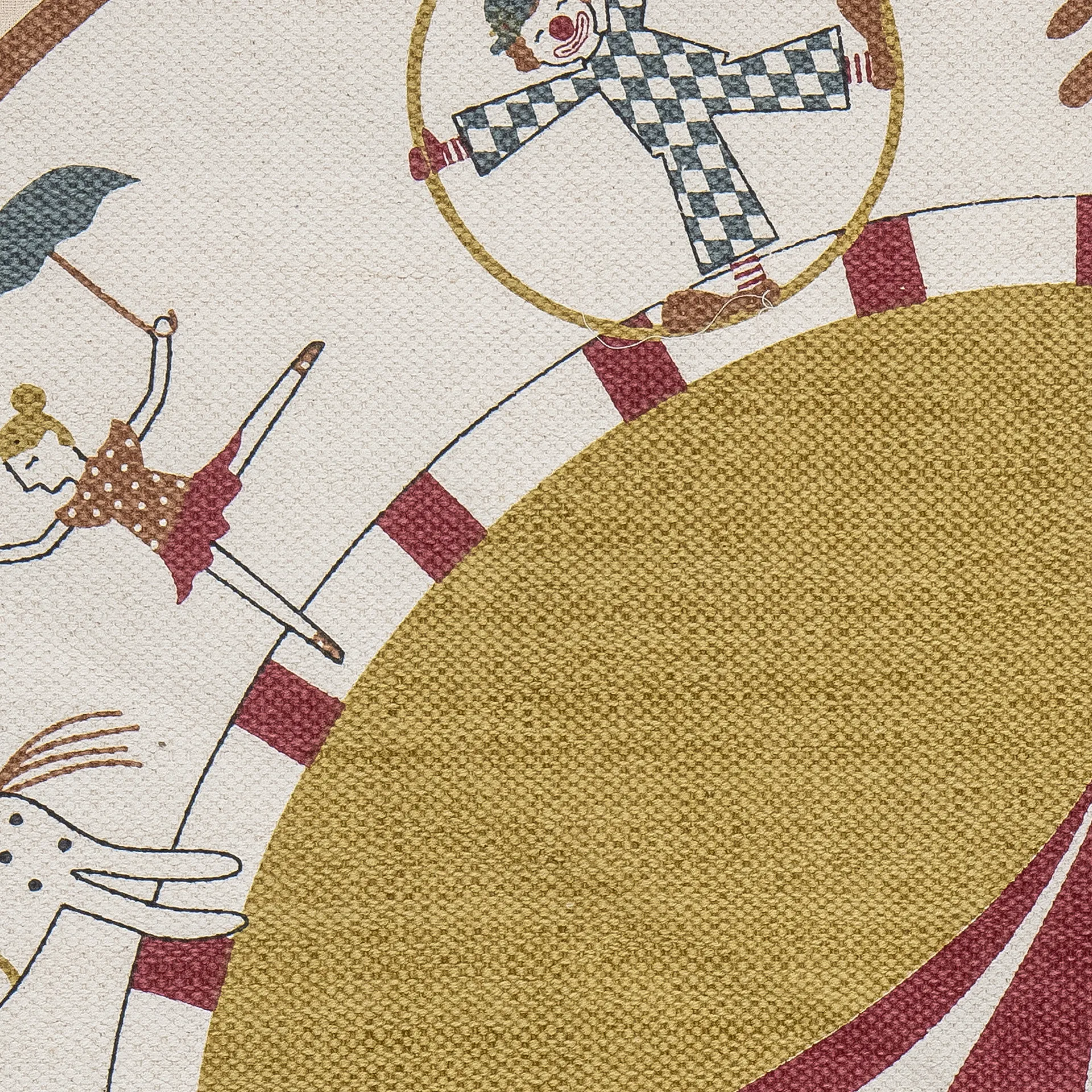 Alfombra Ville Ø110 cm, circo Bloomingville