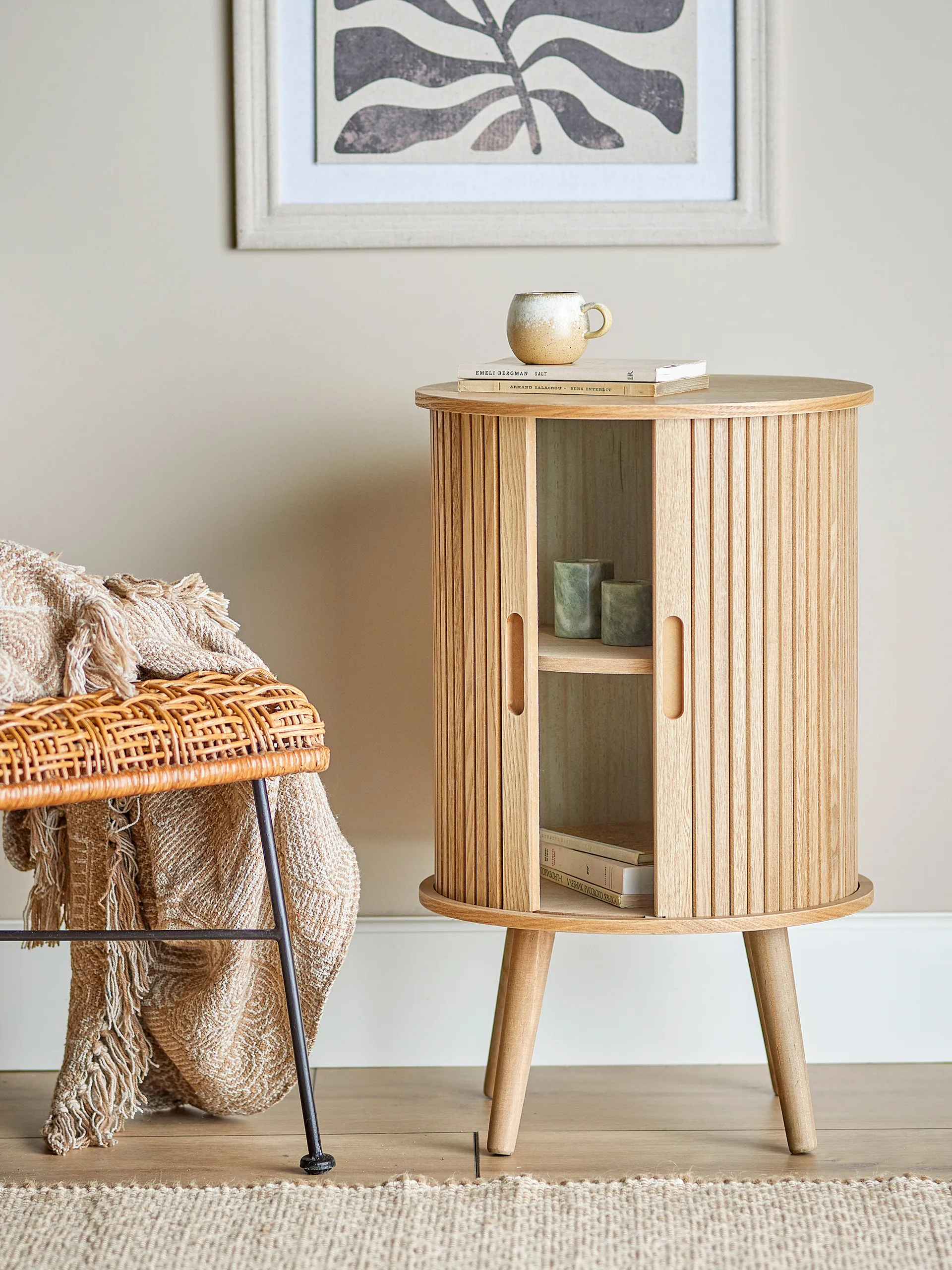 Aparador Salento Ø40x65 cm, Nature Bloomingville