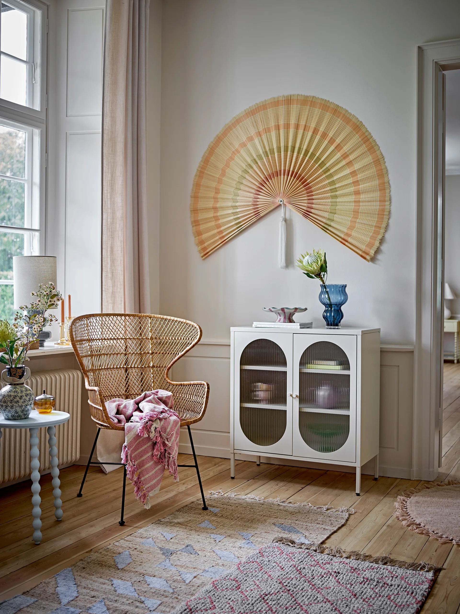 Aparador Salvo 80x40x90 cm, Nature, metal Bloomingville