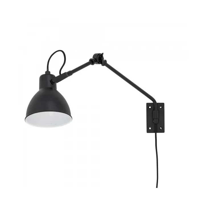 Aplique de pared Jili 37 cm, Negro Bloomingville