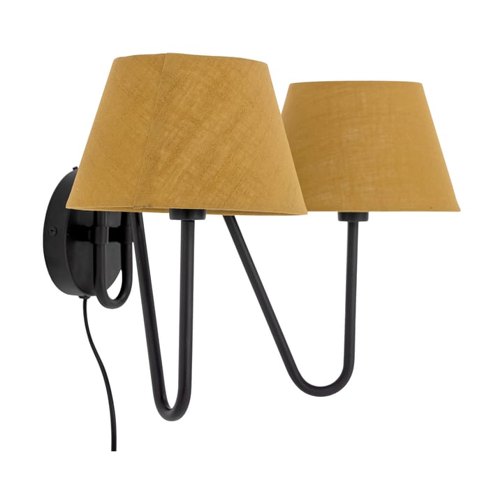 Aplique de pared Letty, Negro Bloomingville