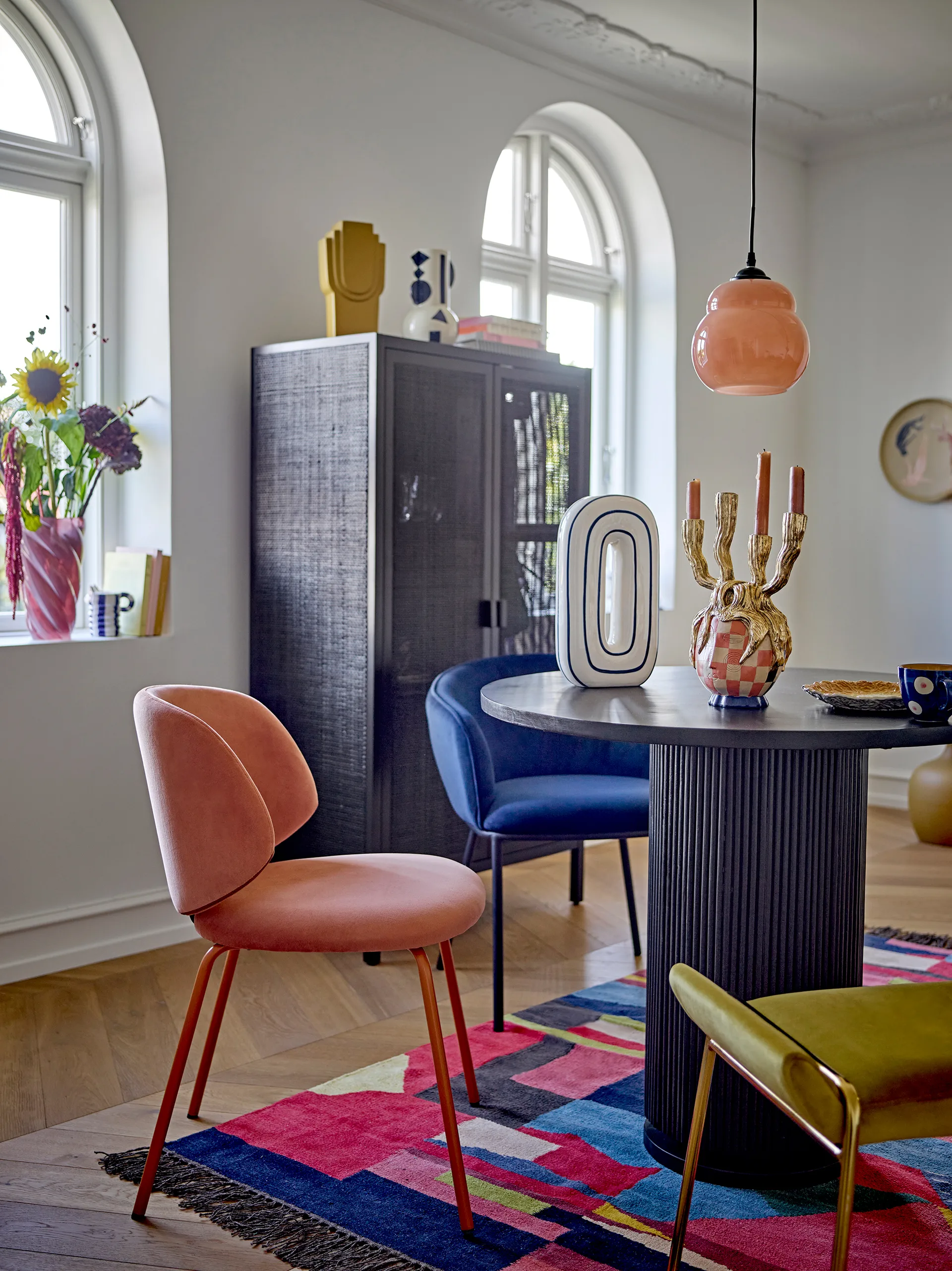 Armario Marikka 85x40x150 cm, Black Bloomingville