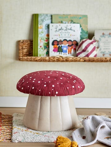 Asiento puff Lue 30xØ37 cm - Rojo - Bloomingville