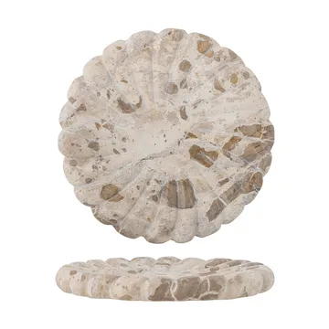 Bandeja de mármol Marlie Ø22,5 cm - Natural - Bloomingville