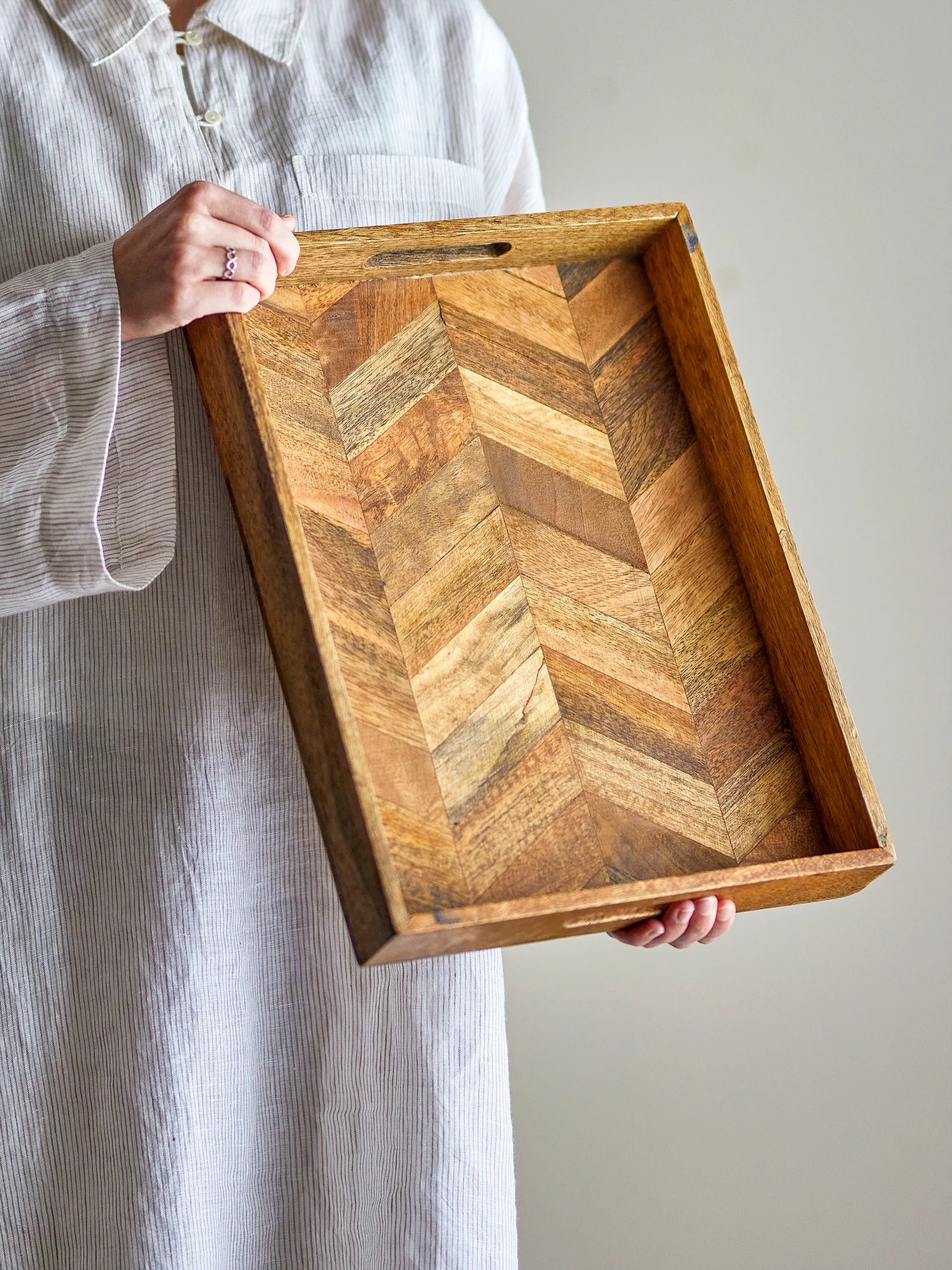 Bandeja de servir Katalyn 30x40 cm, Naturaleza Bloomingville